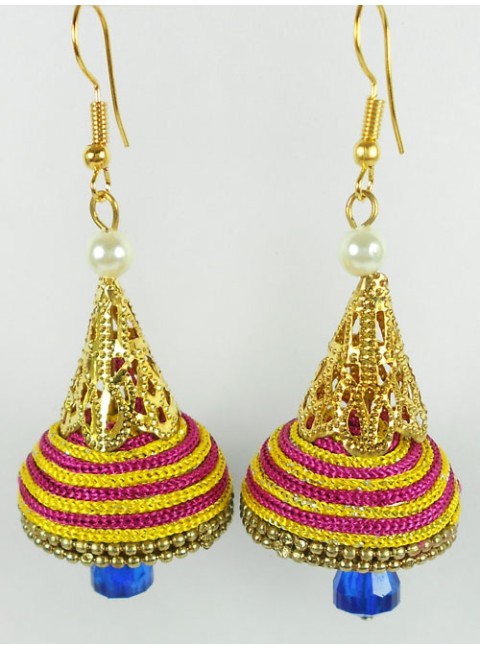 Silk Thread Earrings